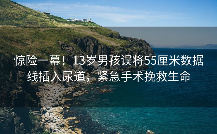 惊险一幕！13岁男孩误将55厘米数据线插入尿道，紧急手术挽救生命